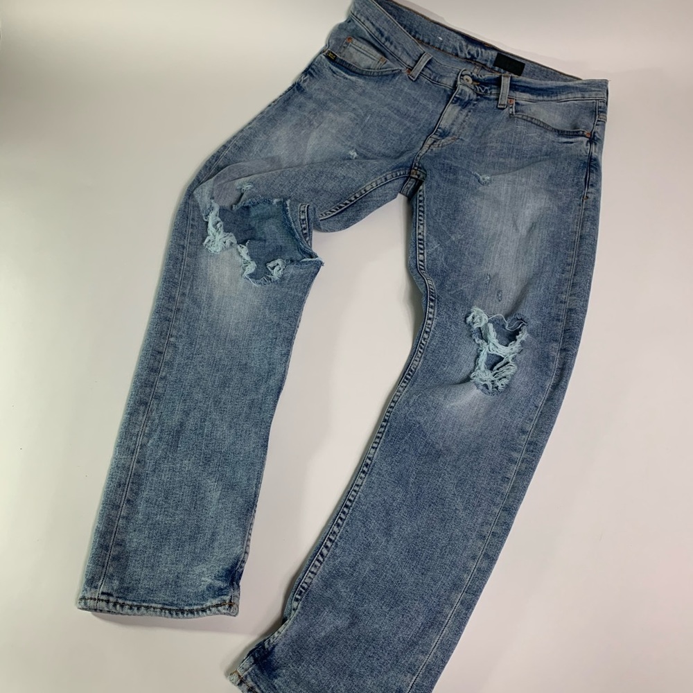 Tiger of Sweden 34x32 Ripped Denim